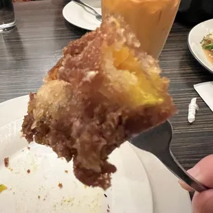 Deep fried pumpkin