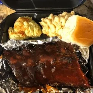 Smoke Ribs Mac n Cheese