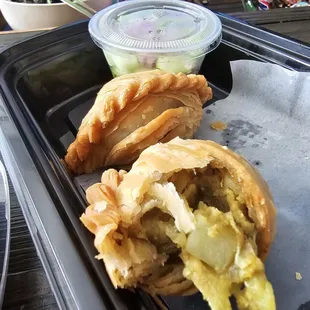 Curry puffs, buttery pastry with a delicious filling