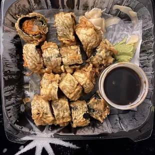 Fried veggie roll