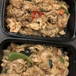 Drunken noodles