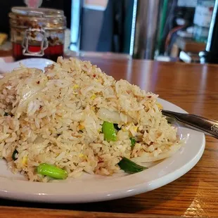 Crab fried rice, was done perfectly! Lot&apos;s fo flavor just right portion of crab .  Well done Thai9.
