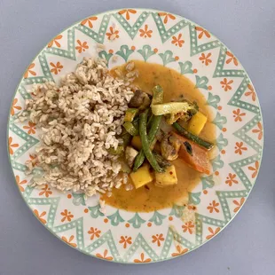 V20. Mango Curry Dinner Vegan