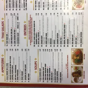Half the menu