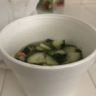 I paid for a large but was given the amount of a small.