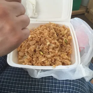 They messed up on our order . After repeating it over and over