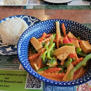 Tofu Red Curry