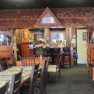 Interior of the restaurant