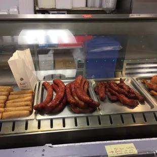 a variety of food items