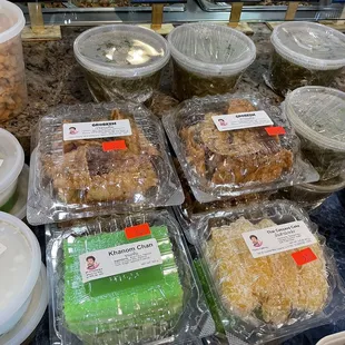 Goodies on display in the front