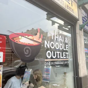 Front of the restaurant