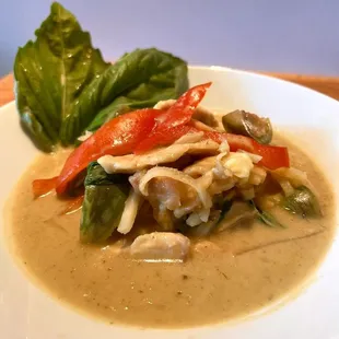 a plate of food