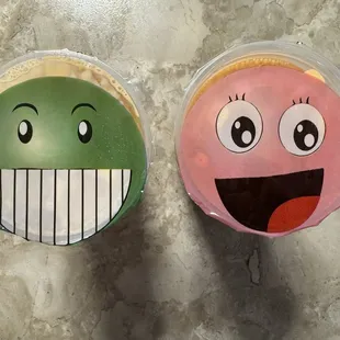 Adorable lids on take away drinks