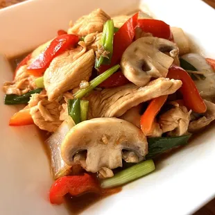 a plate of food