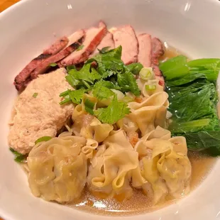 a bowl of food