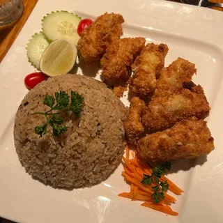 Tom Yum Fried Rice Crispy Chicken
