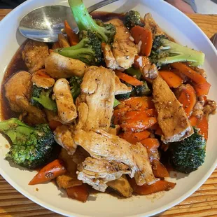 Garlic Pepper Chicken (w/rice...not pictured)