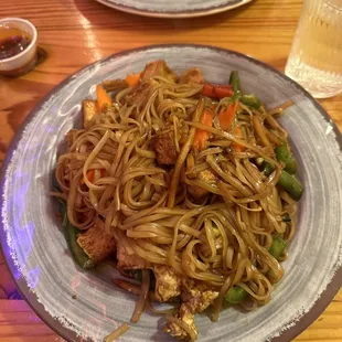 Drunken noodles with tofu. Highly recommend.