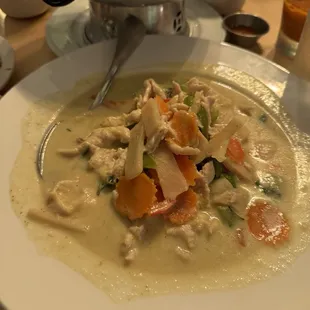 Chicken green curry