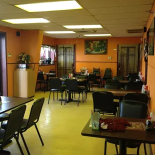 The inside of Thai Arawan