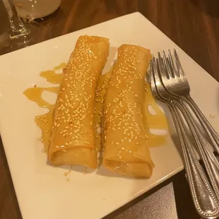 Banana crepes