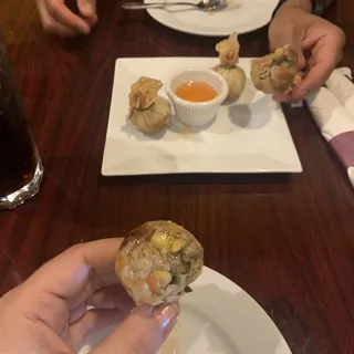 Chicken Money Dumpling Bag (4 pcs)