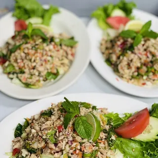 Larb Kai (chicken) Salad