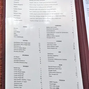 This is page 2 of their main menu.  Photo taken January 21, 2023.