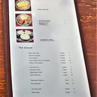 This is page 8 of their main menu.  Photo taken January 21, 2023.