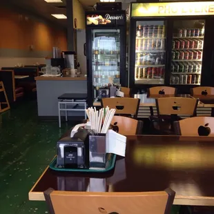 Offered drinks- waiter seats you when you come in.