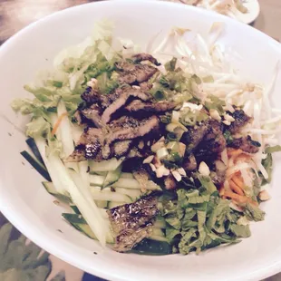 Grilled pork vermicelli