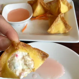 Crab Rangoon...so good