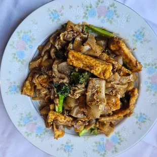 a plate of food on a table