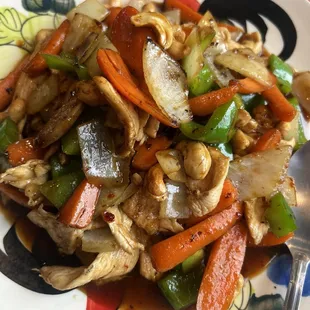 Cashew chicken !