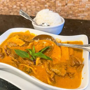 Panang Curry with Beef