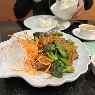THAI BAMBOO BISTRO in Irvine, CA veggies