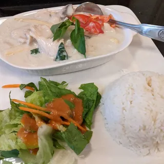 Coconut Basil Vegetables tofu