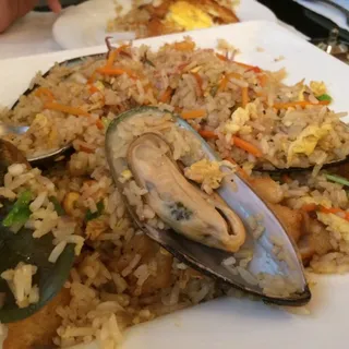 Seafood Fried Rice Plate