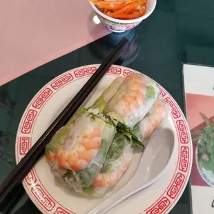 Vietnamese Spring rolls...best presentation to date for me!