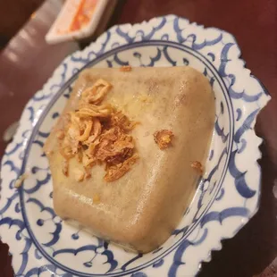 Taro custard is also delicious, careful, it is served hot in temperature.