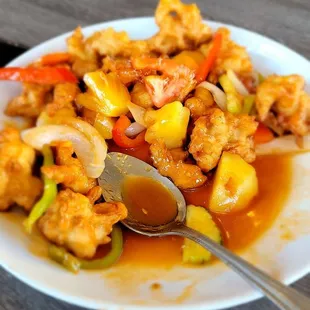Sweet and sour chicken