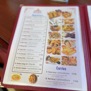 ramen and noodles, menu