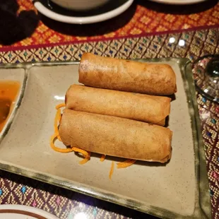 a plate of food on a table