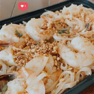 Shrimp pad Thai