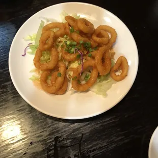 Calamari appetizer