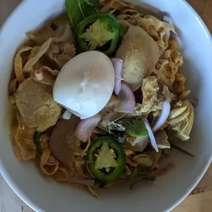 Khao soi, reheated