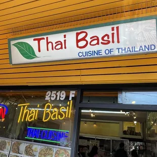 Outside sign