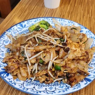 23. Pad Kee Mow Chicken Noodle