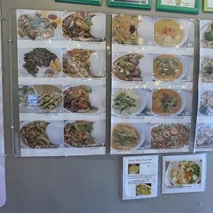 Inside menu pictures