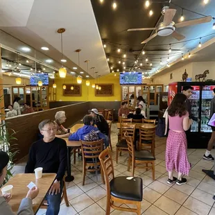 Inside seating